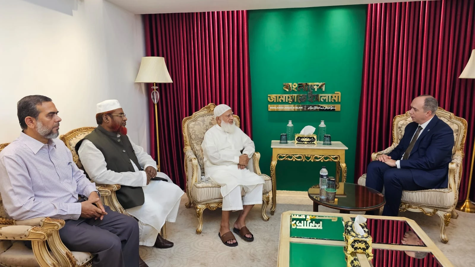 আমীরে জামায়াত ডা. শফিকুর রহমান এর সঙ্গে কসোভোর মান্যবর রাষ্ট্রদূতের সৌজন্য সাক্ষাৎ